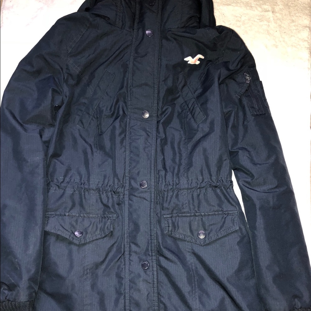 Hollister logo print jacket